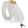 Image de Cage à pénis en silicone et 5 anneaux Medusa