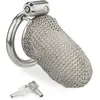 Image de Cage à pénis en cotte de maille - modèle long