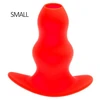 Image de Plug Tunnel STRETCH Rouge 11 x 5 cm Small