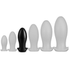 Image de Plug Silicone SAURUS EGG L 14 x 6.3cm Noir