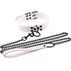 Image de Collier-Laisse PUNK Blanc