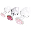 Image de Plug Bijou en verre DIAMOND GLASSY M 7.5 x 3.4cm