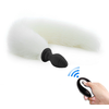 Image de Plug Queue Vibrant FOX TAIL VIBE 6.5 x 3.2cm - Queue 40cm Blanche