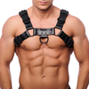 Image de Harnais en cuir BULLDOG Noir S/M