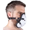 Image de Masque avec Lanières en Cuir « SNIFF MY .... » Blanc