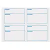 Image de Étiquettes multi-usages adhésion permanente Mondoffice - coins pointus - 105 x 140 mm - blanc - boîte de 400