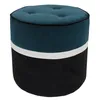 Image de Maison Sarah Lavoine - Pouf Léo - Noir - Velours - Designer Sarah Lavoine
