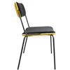 Image de Maison Sarah Lavoine - Chaise rembourrée Double-jeu - Noir - Velours - Designer Sarah Lavoine