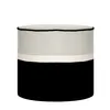 Image de Maison Sarah Lavoine - Pouf Léo - Noir - Velours - Designer Sarah Lavoine