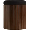 Image de Maison Sarah Lavoine - Pouf Riviera - Noir - Rotin - Designer Sarah Lavoine