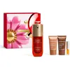Image de Clarins - Coffret Double Serum & Extra-firming Sérum, Crème Jour, Crème Nuit & Huile À Lèvres
