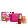 Image de Clarins - Coffret Double Serum & Extra-firming Energy Sérum, Crème Jour & Huile À Lèvres