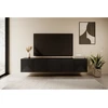 Image de Meuble TV suspendu 200 cm ALICE noir BOBOCHIC