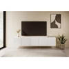 Image de Meuble TV suspendu 200 cm ALICE blanc BOBOCHIC