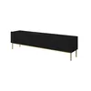 Image de Meuble TV 200 cm KASHA Pieds or noir BOBOCHIC