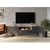Image de Meuble TV 167 cm ALICE pieds en métal gris foncé BOBOCHIC
