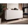 Image de Buffet 3 portes 150 cm KASHA Pieds noir blanc BOBOCHIC