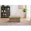 Image de Pouf ultra moelleux PARIS tissu bouclette marron BOBOCHIC