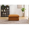 Image de Pouf ultra moelleux PARIS tissu bouclette jaune BOBOCHIC