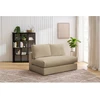 Image de Chauffeuse 2 places pour canapé modulable PARIS tissu bouclette marron BOBOCHIC 2 places