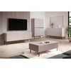 Image de Buffet haut 2 portes 100 cm KASHA Pieds noir rose BOBOCHIC
