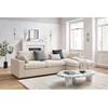 Image de Canapé d'angle fixe réversible BELAIR beige BOBOCHIC 4 places