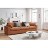Image de Canapé droit fixe 4 places BELAIR orange BOBOCHIC