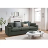 Image de Canapé droit fixe 3 places BELAIR vert BOBOCHIC