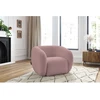 Image de Fauteuil CELINE tissu lisse rose BOBOCHIC