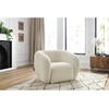 Image de Fauteuil CELINE tissu lisse beige BOBOCHIC