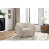 Image de Fauteuil CELINE tissu bouclette beige BOBOCHIC