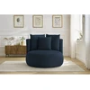 Image de Fauteuil CESAR velours bleu BOBOCHIC