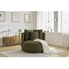 Image de Fauteuil CESAR velours vert clair BOBOCHIC