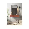 Image de Console suspendue 2 tiroirs 100 cm ATLAS rouge BOBOCHIC