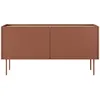 Image de Meuble TV 2 portes 120 cm ATLAS rouge BOBOCHIC