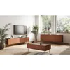 Image de Table basse avec 2 tiroirs 120 cm ATLAS rouge BOBOCHIC