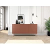Image de Buffet 3 portes 170 cm ATLAS rouge BOBOCHIC
