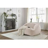 Image de Pouf ultra moelleux LILIBET tissu imitation fourrure rose BOBOCHIC