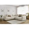 Image de Canapé d'angle réversible ERNEST beige réversible BOBOCHIC 4 places