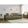 Image de Canapé droit fixe 3 places ERNEST vert BOBOCHIC