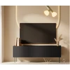 Image de Meuble TV 3 portes 170 cm ATLAS noir BOBOCHIC