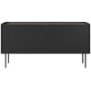 Image de Meuble TV 2 portes 120 cm ATLAS noir BOBOCHIC