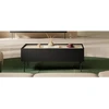 Image de Table basse avec 2 tiroirs 120 cm ATLAS noir BOBOCHIC