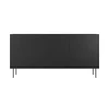 Image de Buffet 3 portes 170 cm ATLAS noir BOBOCHIC