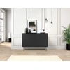 Image de Buffet 2 portes 120 cm ATLAS noir BOBOCHIC