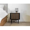 Image de Lot de 2 Chevets 1 porte CORNEILLE avec tasseaux en pin massif BOBOCHIC
