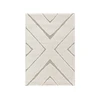 Image de Tapis poils ras RACHIDA motif graphique beige 200x290 BOBOCHIC