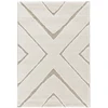 Image de Tapis poils ras RACHIDA motif graphique beige 160x230 BOBOCHIC