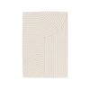 Image de Tapis poils ras ANNIE motif abstrait beige 160x230 BOBOCHIC
