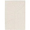 Image de Tapis poils ras ANNIE motif abstrait beige 120x170 BOBOCHIC